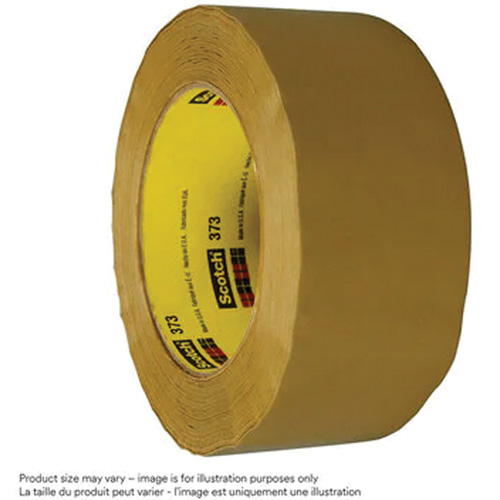Ruban pour sceller les boîtes Scotch 373, Adh&eacute;sif Thermofusible, 2,5 mils, 48 mm (2") x 100 m (328') Distribution Jean Lapalme