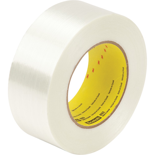 Ruban renforc&eacute; de filaments Scotch, &eacute;paisseur 6 mils, 12 mm (1/2") x 55 m (180')  Distribution Jean Lapalme