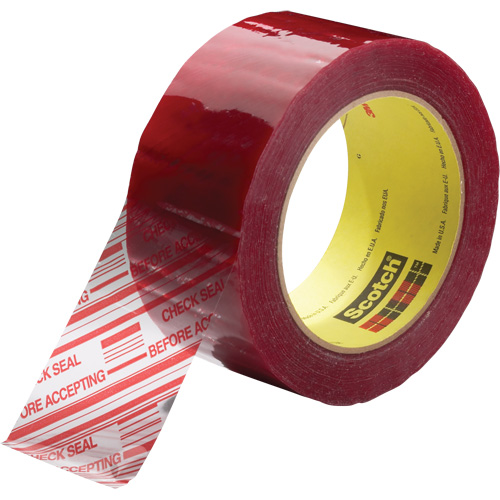 Scotch&reg; Security Message Box Sealing Tape 3779, Acrylic Adhesive, 1.8 mils, 48 mm (2") x 100 m (328') Distribution Jean Lapalme