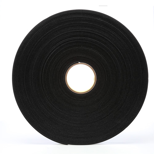 4508 Vinyl Foam Tape, 25.4 mm (1") W x 32.9 m (108') L, 125 mils, Black Distribution Jean Lapalme