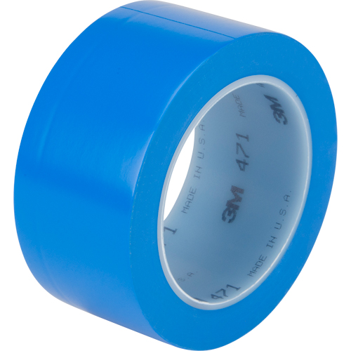 471 Vinyl Tape, 50.8 mm (2") W x 32.9 m (108') L, 5.3 mils, Blue Distribution Jean Lapalme