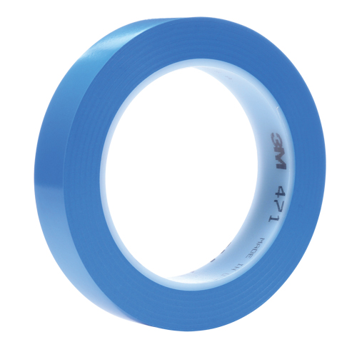 471+ Vinyl Tape, 25.4 mm (1") W x 32.9 m (108') L, 5.3 mils, Blue Distribution Jean Lapalme
