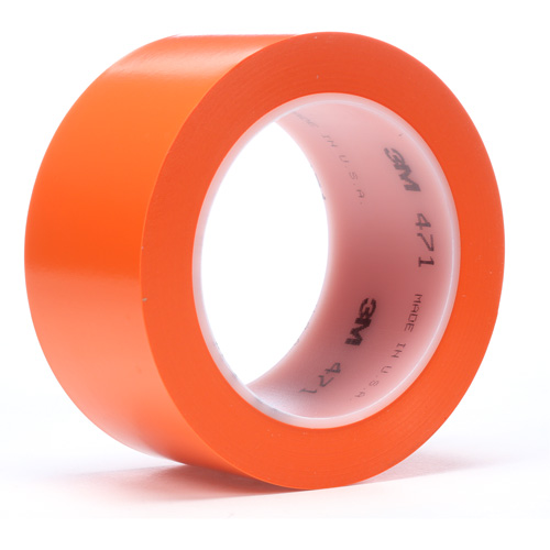 Ruban en vinyle 471, 19 mm (3/4") la x 32,9 m (108') lo, 5,2 mils, Orange Distribution Jean Lapalme