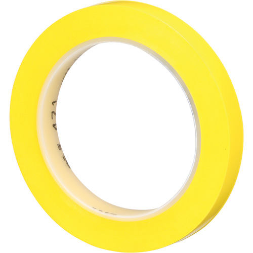 471 Vinyl Tape, 12 mm (1/2") W x 32.9 m (108') L, 5.2 mils, Yellow Distribution Jean Lapalme