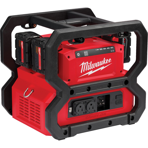 M18 Carry-On Power Supply, 1800 W/3600 W, Lithium Ion, 13-3/4" H x 12-1/4" W x 15" D, 28 lbs. Distribution Jean Lapalme