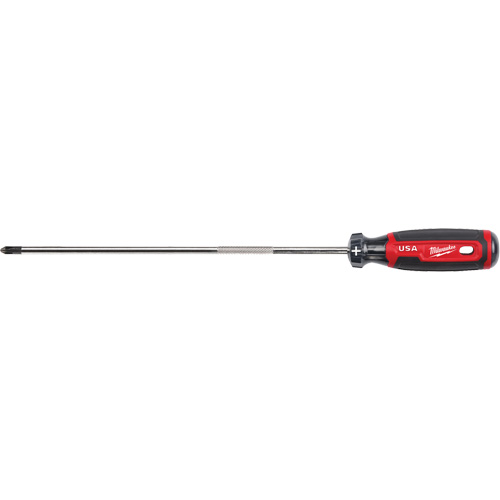 Tournevis Phillips, Tige de #2, Ronde, 363 mm lo, Prise en Coussin&eacute;e Distribution Jean Lapalme
