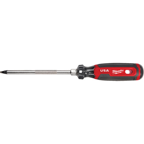 Tournevis &agrave; pointe carr&eacute;e, Tige de #3, Ronde, 279 mm lo, Prise en Coussin&eacute;e Distribution Jean Lapalme