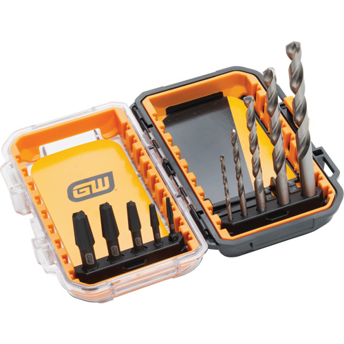 Bolt Biter Screw Extractor Set, Alloy Steel, 10 Pieces Distribution Jean Lapalme