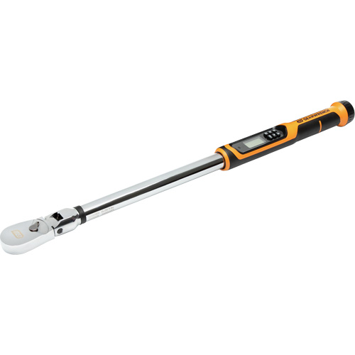 Cl&eacute; dynamom&eacute;trique &agrave; t&ecirc;te flexible avec angle, &eacute;lectronique, Entraînement 1" carr&eacute;, 25 - 250 lb-pi/301 - 3010 lb-po Distribution Jean Lapalme