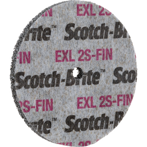 Scotch-Brite EXL Unitized Wheel, 3" x 1/2", 1/4" Arbor Distribution Jean Lapalme