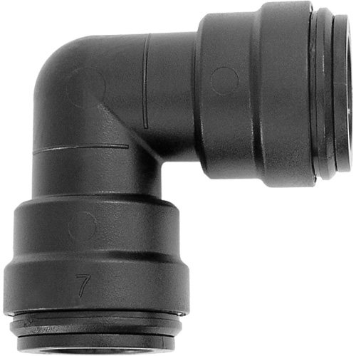 90° Airline Elbow Union, 1", Plastic Distribution Jean Lapalme