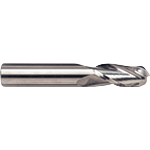 Fraise en bout sph&eacute;rique, 1/8" dia., 4 cannelures, Carbure Distribution Jean Lapalme