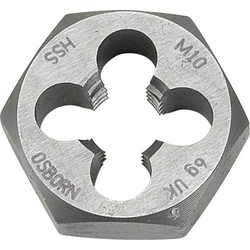 &eacute;crou-fili&egrave;re hexagonal, dia. 1-3/10", Filet de 9/16"-12, Acier rapide Distribution Jean Lapalme