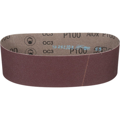 Cloth Belt 241D, 3" W X 24" L, Aluminum Oxide, P100 Grit Distribution Jean Lapalme