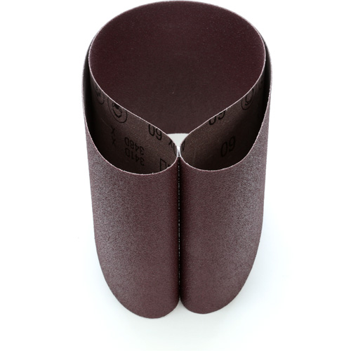 Courroie en textile 241D, 6" la x 48" lo, Oxyde d'aluminium, Grain 60 Distribution Jean Lapalme