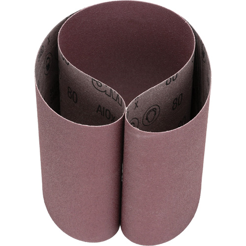 Courroie abrasive en toile 341D, 6" la x 48" lo, Oxyde d'aluminium, Grain 80 Distribution Jean Lapalme