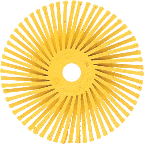 Scotch-Brite Radial Bristle Discs, Ceramic, 80 Grit, 3" Dia. Distribution Jean Lapalme