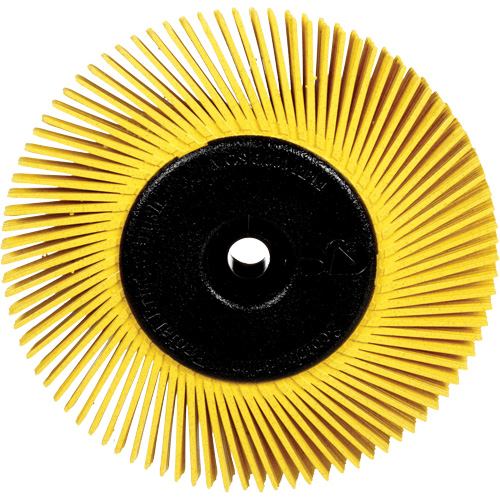 Radial Bristle Brushes for Bench Grinders, 80X Grit, 6" Dia. Distribution Jean Lapalme