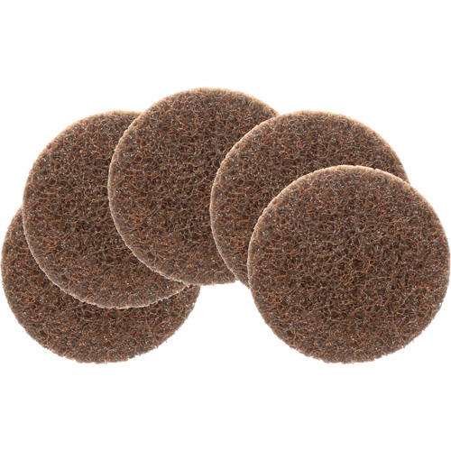 Disque de conditionnement de surface Roloc Scotch-Brite, 2" dia., Grain Cors&eacute;, Oxyde d'aluminium Distribution Jean Lapalme