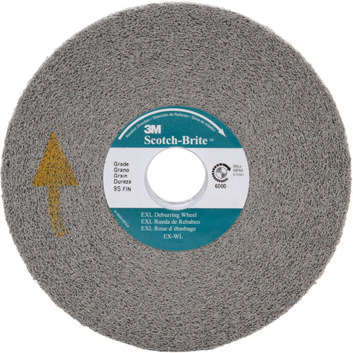 Scotch-Brite EXL Deburring Wheel, 6" x 1", 1" Arbor Distribution Jean Lapalme