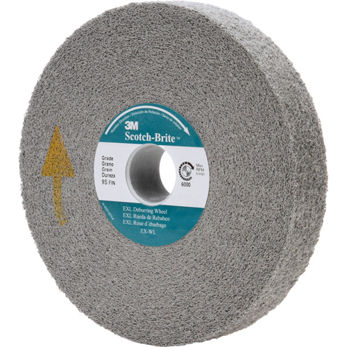 Scotch-Brite EXL Deburring Wheel, 6" x 1", 1" Arbor Distribution Jean Lapalme
