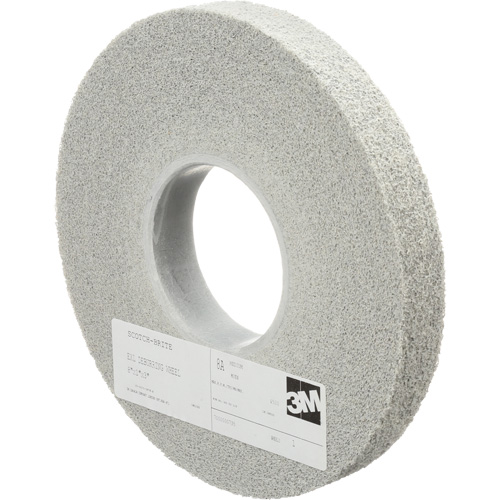 Scotch-Brite EXL Deburring Wheels, 8" x 1", 3" Arbor, Aluminum Oxide Distribution Jean Lapalme