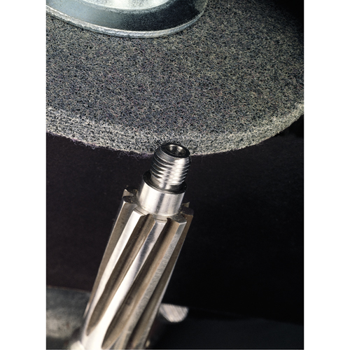 Scotch-Brite EXL Unitized Deburring Wheels, 1" x 1", 3/16" Arbor, 2A Grit, Aluminum Oxide Distribution Jean Lapalme