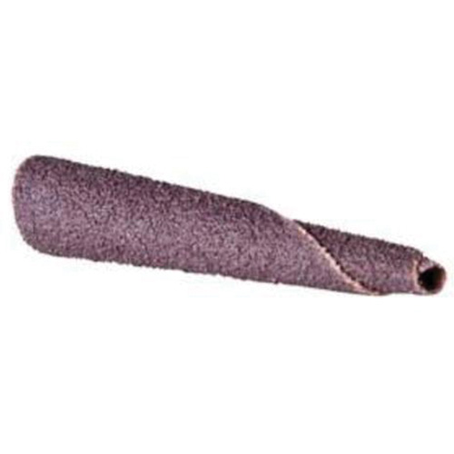Cartouche de bande abrasive conique ALO, 100 Grain, 5/16" dia., Oxyde d'aluminium, 1-1/2" lo, 1/4" Dimension de l'arbre Distribution Jean Lapalme