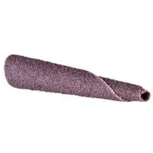 Cartouche de bande abrasive conique ALO, 240 Grain, 5/16" dia., Oxyde d'aluminium, 1-1/2" lo, 1/4" Dimension de l'arbre Distribution Jean Lapalme