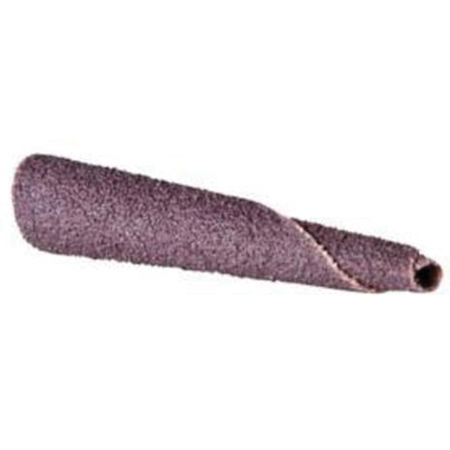 Cartouche de bande abrasive conique ALO, 320 Grain, 5/16" dia., Oxyde d'aluminium, 1-1/2" lo, 1/4" Dimension de l'arbre Distribution Jean Lapalme