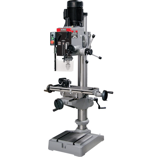 Gearhead Milling Drilling Machine, 6 Speeds, 1-1/4" Drilling Capacity Distribution Jean Lapalme
