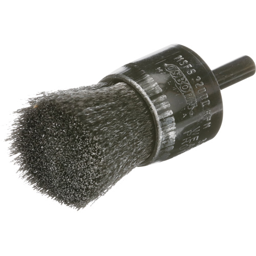 Brosse mont&eacute;e &agrave; fils ondul&eacute;s, 1", Fils 0.005 Distribution Jean Lapalme
