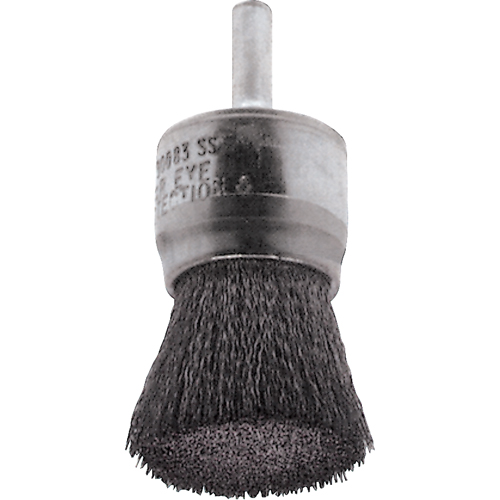 Brosses mont&eacute;es &agrave; fils cr&ecirc;p&eacute;s, 1/2", Fils 0,0104", Tige 1/4" Distribution Jean Lapalme