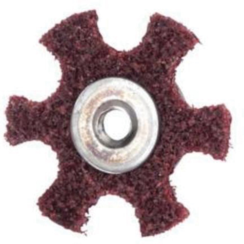 Disque abrasif en forme d'&eacute;toile pour pr&eacute;paration de surface Abrasotex , 3" dia., Grain Moyen, Oxyde d'aluminium Distribution Jean Lapalme