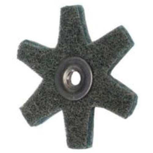 Disque abrasif en forme d'&eacute;toile pour pr&eacute;paration de surface Abrasotex , 2" dia., Grain Tr&egrave;s fin, Oxyde d'aluminium Distribution Jean Lapalme
