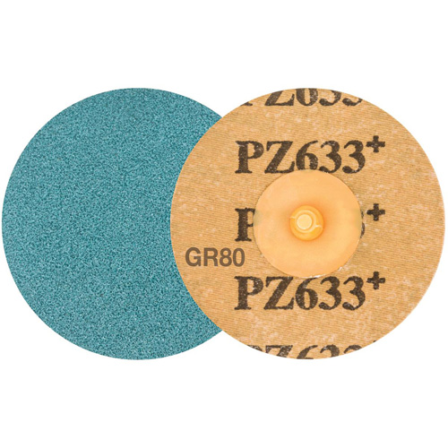 Disque de ponçage TWIST TOPCUT, 3" dia., Grain 80, Zirconium Distribution Jean Lapalme