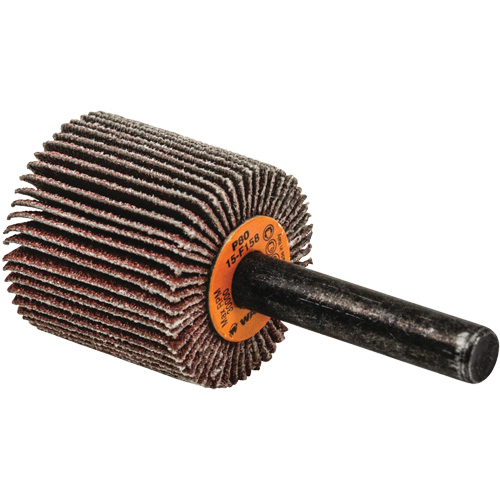 Flap Wheels-Coolcut Flap Wheels, Aluminum Oxide, 80 Grit, 1" x 1" x 1/4" Distribution Jean Lapalme