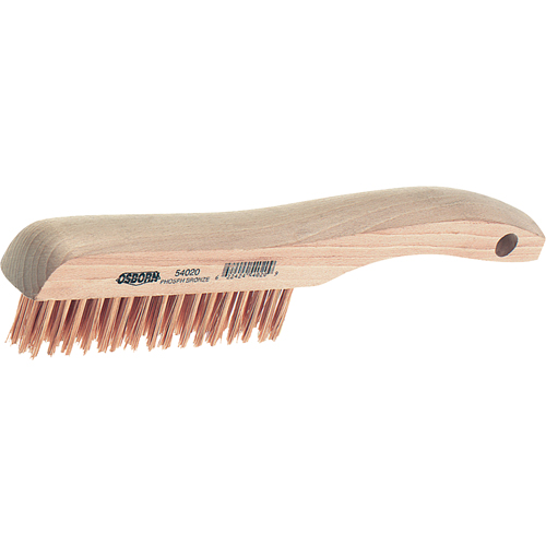 Brosse &agrave; manche en patin, Acier, 4" X 16" rangs de fils, Longueur 10" Distribution Jean Lapalme