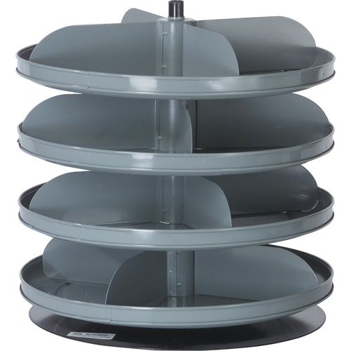 Rotabin&reg; Storage Units, 60 lbs. Capacity per Level, 6 Level, 26-1/8" H x 17" Dia. Distribution Jean Lapalme
