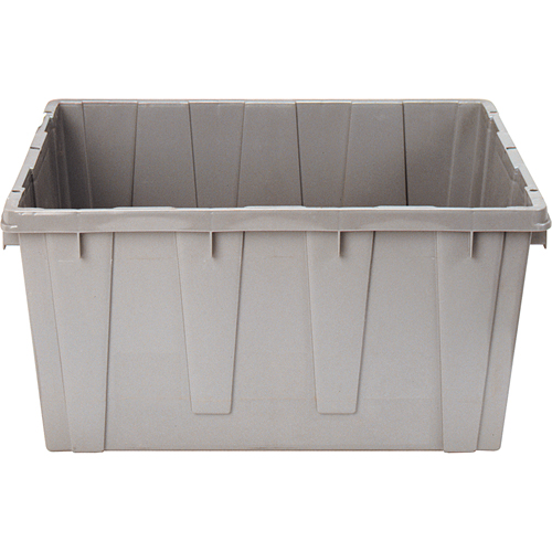 Nesting Container, 21.1" W x 17.7" D x 12" H, Grey Distribution Jean Lapalme