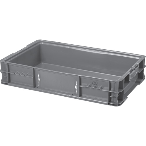 StakPak Plus 4845 System Containers, 15" W x 24" D x 5" H, Grey Distribution Jean Lapalme