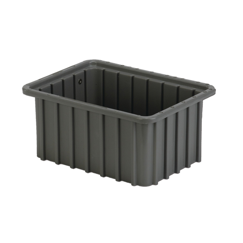 Divider Box, Polyethylene, 9.8" W x 7.3" D x 5" H, Grey Distribution Jean Lapalme