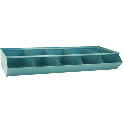 Sectional Bin Units, 100 lbs. Cap., 37" W x 15-1/2" D x 6" H, Blue Distribution Jean Lapalme