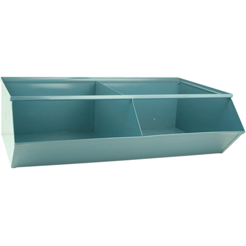 Sectional Bin Units, 100 lbs. Cap., 37" W x 24" D x 11" H, Blue Distribution Jean Lapalme
