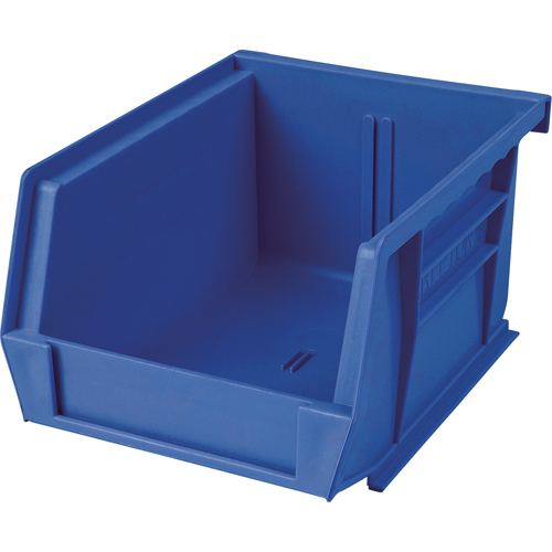 Plastic Bin, 8-1/4" W x 9" H x 18" D, Blue Distribution Jean Lapalme