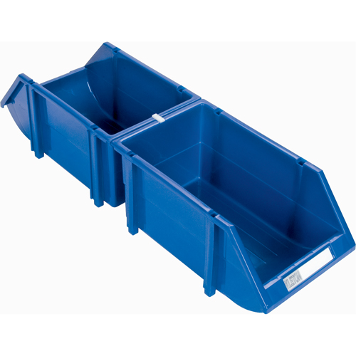Stack & Hang Bin, 4-13/16" W x 3-3/16" H x 7-1/8" D, Blue Distribution Jean Lapalme