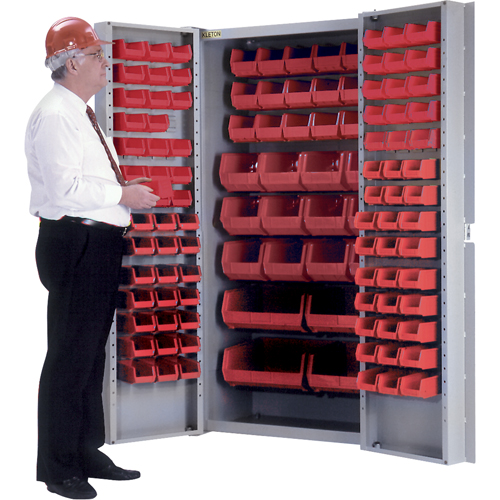 Armoire &agrave; combinaison avec porte creuse, 38" la x 24" p x 72" h, 36 tablettes Distribution Jean Lapalme