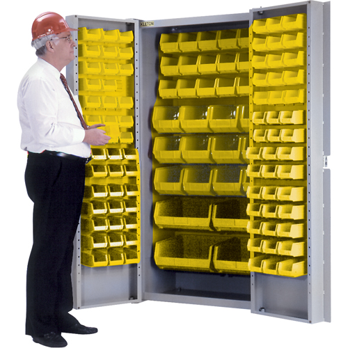 Deep-Door Combination Cabinet, 38" W x 24" D x 72" H, 36 Shelves Distribution Jean Lapalme