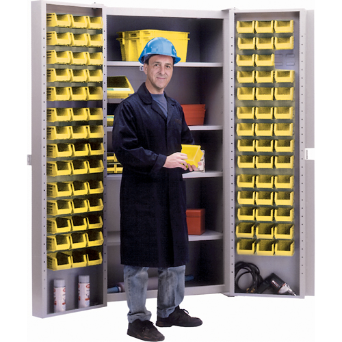 Deep-Door Combination Cabinet, 38" W x 24" D x 72" H, 4 Shelves Distribution Jean Lapalme