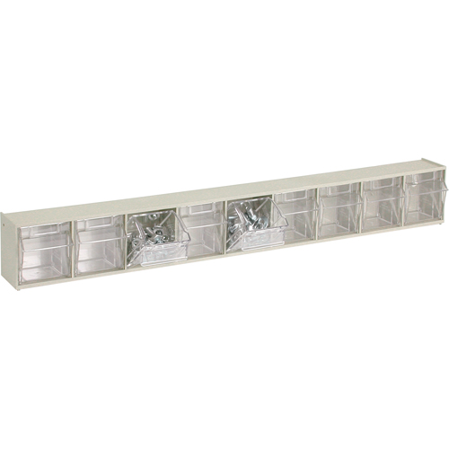 Syst&egrave;me de casiers modulaires Tip-Out, 23-5/8" la x 2-1/2" p x 3-1/8" h, 9 tiroirs Distribution Jean Lapalme